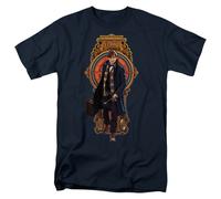 Fantastic Beasts Newt Scamander T-Shirt Uomo Blu Licenziata Originale
