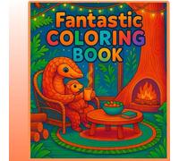 Fantastic Coloring Book: Fun and Easy Coloring Pages Featuring Cute Animals from Every Corner of the Globe