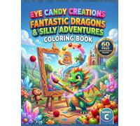 FANTASTIC DRAGONS & SILLY ADVENTURES COLORING BOOK: 60 Unique Fantasy Designs for Relaxation, Stress Relief, and Creative Fun for Adults & Teens and Kids of all ages.
