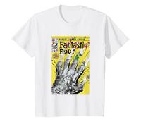 Fantastic Four Comic Dr Doom Hand Maglietta, Bambini, Bianco, 2 Anni