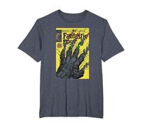 Fantastic Four Comic Dr Doom Hand Maglietta, Uomo Taglie Grandi, Pervinca, 2X Tall