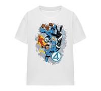 Fantastic FourThe First Family Together Maglietta Donna (TV23078)