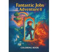 Fantastic Jobs Adventure II: 40 Whimsical Fantasy Professions to Color - Relaxing and Creative Coloring Book for All Ages