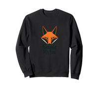 Fantastic Mr. Fox: Clever Woodland Creature Art Felpa, Unisex per Adulti, Nero, M
