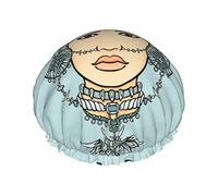 Fantastic Shaman woman Riutilizzabile Impermeabile Lavabile Regolabile Adatto a donne Tutte le lunghezze di capelli Cuffia da doccia