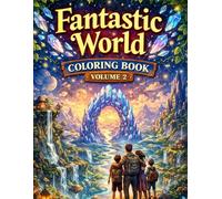 Fantastic World Coloring Book - Volume 2: Otherworldly Landscapes & Magical Family Adventures