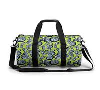 Fantastica borsa da palestra portatile continua con fiori per donne e uomini borsa da viaggio per sport stampa borsa da palestra divertente borsa da yoga