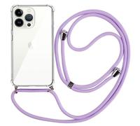 Fantastica custodia con cordino viola per iPhone 13 Pro