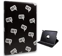 Fantastica custodia con disegni Hey per iPad 10.2" Nera