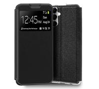 Custodia Cool Flip Cover per Samsung A057 Galaxy A05s Liscio Ecopelle Nero