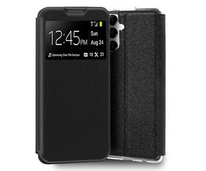 Fantastica custodia Flip Cover nera liscia per Samsung Galaxy A05s