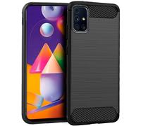 Cover Cool per Samsung M317 Galaxy M31s Carbone Nero