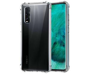 Fantastica custodia in silicone antishock trasparente per Oppo Find X2