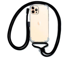 Fantastica custodia nera con cordino per iPhone 12 Pro Max