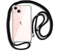Fantastica custodia nera con cordino per iPhone 13