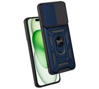 Fantastica custodia rigida ad anello marino per iPhone 15 Plus