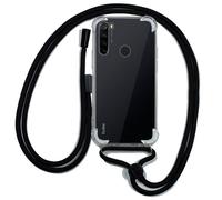 Fantastica custodia trasparente con cordino nero per Xiaomi Redmi Note 8 / Note 8 2021