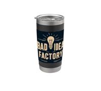 Fantastica fabbrica di cattive idee per ragazzi e ragazze Bicchiere termico in acciaio inox doppia parete
