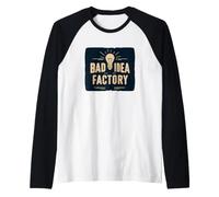 Fantastica Fabbrica di Cattive Idee per Ragazzi e Ragazze Maglia con Maniche Raglan