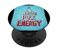 Fantastica grafica energetica al Polo Nord PopSockets PopGrip Adesivo