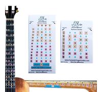 Fantastica guida per le dita per ukulele baritono | Adesivi per tastiera e tastiere | Impara a suonare l'ukulele