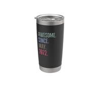 Fantastica idea di compleanno dal maggio 1972 Bicchiere termico in acciaio inox doppia parete