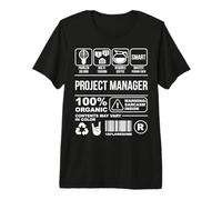 Fantastica Maglietta con Grafica Project Manager Idee Regalo Maglietta Premium