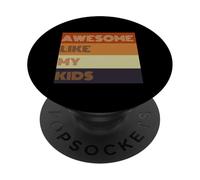 Fantastica maglietta regalo per la festa del papà come i miei bambini PopSockets PopGrip Adesivo