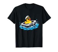 Fantastica Papera in Gomma Captain Nautical Sailing Ocean Maglietta