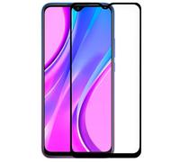 Fantastica protezione in vetro temperato nero 3D per Xiaomi Redmi 9
