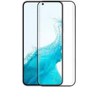 Fantastica protezione per schermo in vetro temperato nero 3D completo per Samsung Galaxy S22 S901