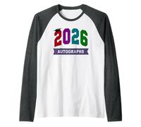 Fantastica Scuola di Addio Last Day 2026 Firma i Miei autografi Maglia con Maniche Raglan