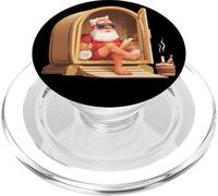 Fantastica Spa Babbo Natale Cerca per gli amanti della sauna PopSockets PopGrip per MagSafe