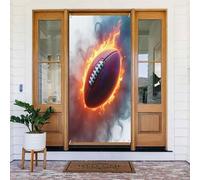 Fantastica stampa astratta con calcio n. 19, decorazione decorativa per interni ed esterni, per primavera, estate, autunno, inverno, Halloween, Natale, decorazioni per la casa