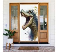 Fantastica stampa realistica con coccodrillo n. 8, decorazione decorativa per interni ed esterni, primavera, estate, autunno, inverno, Halloween, Natale, decorazioni per la casa