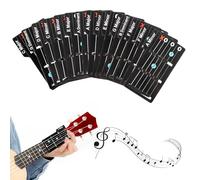 Fantastiche carte per accordi di chitarra veloce, edizione deluxe con valigetta Card Chords, impara la chitarra in pochi minuti, set di carte educative per tutte le chitarre