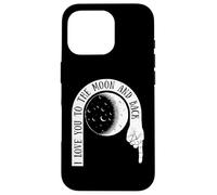 Fantastiche magliette Space Love Graphic Design, Ti amo fino alla luna Custodia per iPhone 16 Pro