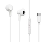 Fantastici auricolari stereo digitali con Micro USB-C bianchi