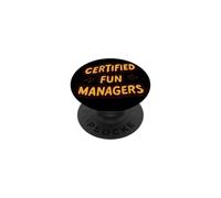Fantastici manager certificati del divertimento cercano ragazzi e ragazze PopSockets PopGrip Adesivo