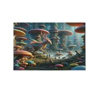 Fantastici mostri funghi puzzle in legno per adulti puzzle in legno per adulti 1000 pezzi puzzle per famiglia 75 × 40 cm
