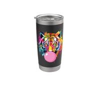 Fantastici occhiali da colorare Big Tiger Bubble Gum Mama Women Lover Bicchiere termico in acciaio inox doppia parete