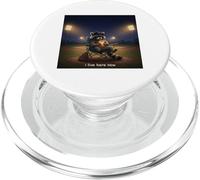 Fantastici occhiali da sole Racoon Iced Coffee Campo da baseball PopSockets PopGrip per MagSafe