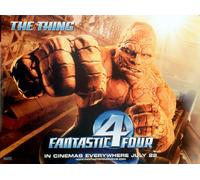 Fantastici Quattro (La Cosa) (Doppio Lato) Poster Originale Del Film