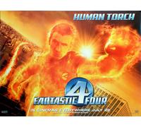 Fantastici Quattro (La Torcia Umana) Poster Originale Del Film