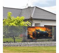 Fantastici striscioni e cartelli per auto da appendere alla parete, bandiera con corda da appendere, 89 x 180 cm, per feste, poster per feste per interni ed esterni, Capodanno, laurea, matrimonio