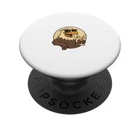 Fantastico animale divertente per le vacanze estive con aquila calva PopSockets PopGrip Adesivo