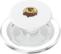 Fantastico animale divertente per le vacanze estive con aquila calva PopSockets PopGrip per MagSafe