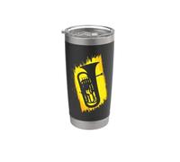 Fantastico Arte Strumento per Brass Band o Orgoglio Eufonio Bicchiere termico in acciaio inox doppia parete
