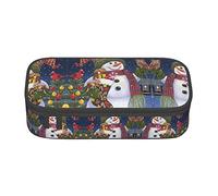 Fantastico astuccio grande per ragazze e ragazzi, astuccio estetico con scomparti multipli per adulti, organizer per cancelleria da ufficio, pratico per bambini, adolescenti, donne, uomini, Pupazzo di