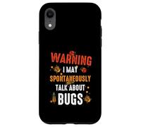 Fantastico avvertimento: parla di Bugs Funny Insect Collector Boy Custodia per iPhone XR